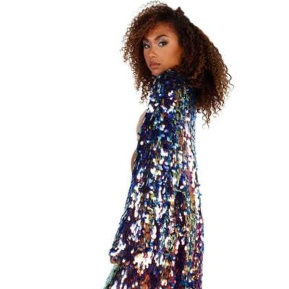 I heart raves sequin kimono - one size - Sold Out - Picture 1 of 3